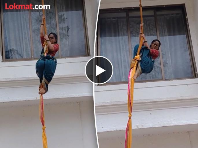 The audience was amazed to see Savali's stunt in the series 'Savalyanchi Janu Saavli' and they are praising it. | 'सावळ्याची जणू सावली' मालिकेत सावलीचा स्टंट पाहून प्रेक्षक झाले थक्क, करताहेत कौतुक The audience was amazed to see Savali's stunt in the series 'Savalyanchi Janu Saavli' and they are praising it. | 'सावळ्याची जणू सावली' मालिकेत सावलीचा स्टंट पाहून प्रेक्षक झाले थक्क, करताहेत कौतुक