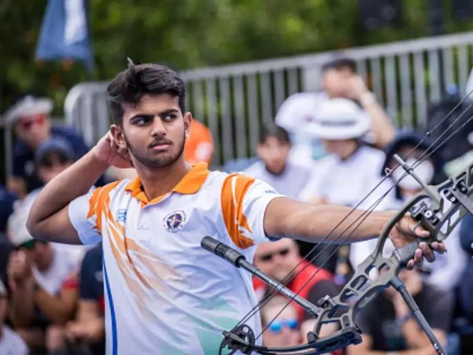 Archery World Cup: India's Prathamesh Javakar wins silver medal in archery | विश्वचषक तिरंदाजी स्पर्धा : भारताच्या प्रथमेश जावकर याला तिरंदाजीत रौप्यपदक Archery World Cup: India's Prathamesh Javakar wins silver medal in archery | विश्वचषक तिरंदाजी स्पर्धा : भारताच्या प्रथमेश जावकर याला तिरंदाजीत रौप्यपदक