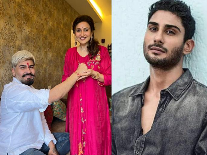 Juhi Babbar tied a rakhi to her real brother made an emotional post regarding prateik babbar absence | जुही बब्बरने भावाला बांधली राखी, प्रतीक बब्बरची अनुपस्थिती; भावुक पोस्ट करत म्हणाली...