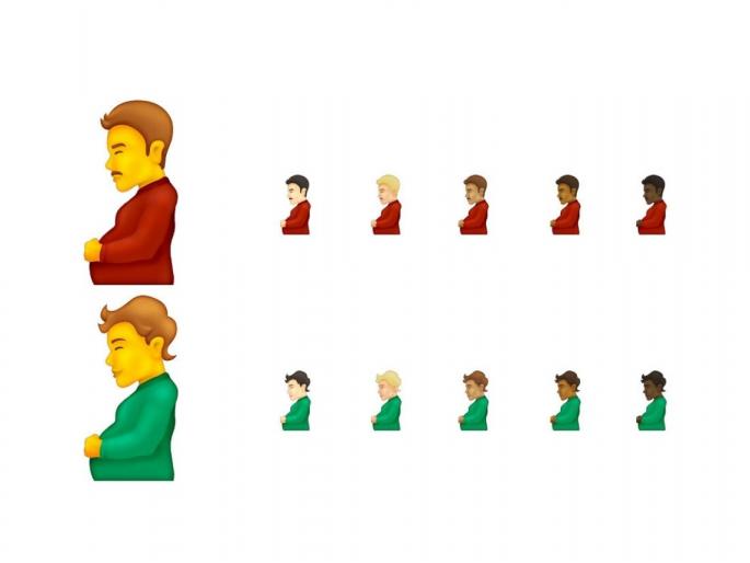 Pregnant man and multiracial handshake among new emojis being introduced this year | World Emoji Day 2021: नवीन Emojis च्या यादीतील Pregnant Man इमोजी चर्चेत Pregnant man and multiracial handshake among new emojis being introduced this year | World Emoji Day 2021: नवीन Emojis च्या यादीतील Pregnant Man इमोजी चर्चेत