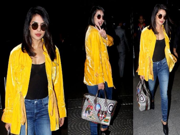 this bag of priyanka chopra costs more than a lakh rupees | प्रियांका चोप्राच्या 'या' बॅगची किंमत वाचून थक्क व्हाल!