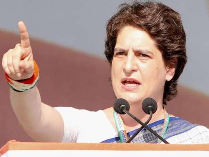 Priyanka Gandhi attacks Modi government over GDP | जीडीपीवरून प्रियांका गांधींचा मोदी सरकारवर हल्लाबोल