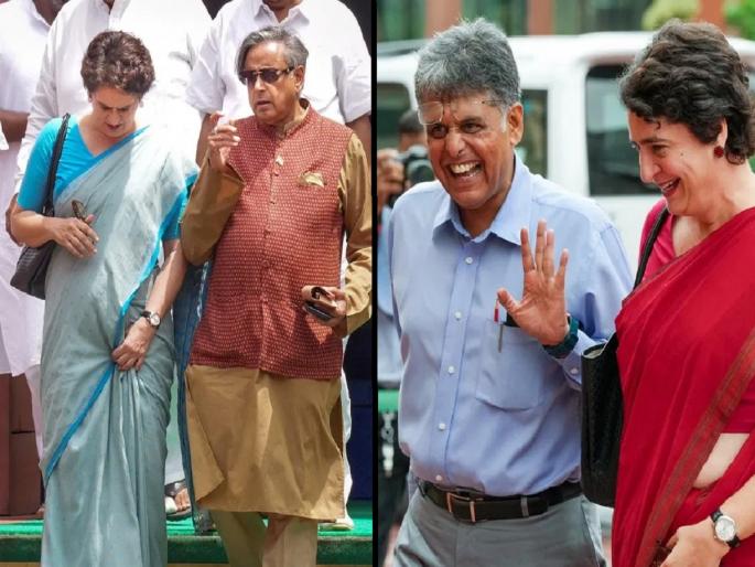 First Manish Tewari, now Shashi Tharoor; Has Priyanka Gandhi removed the displeasure of these veteran leaders? | आधी मनीष तिवारी, आता शशी थरुर; प्रियंका गांधींनी दूर केली या दिग्गज नेत्यांची नाराजी?
