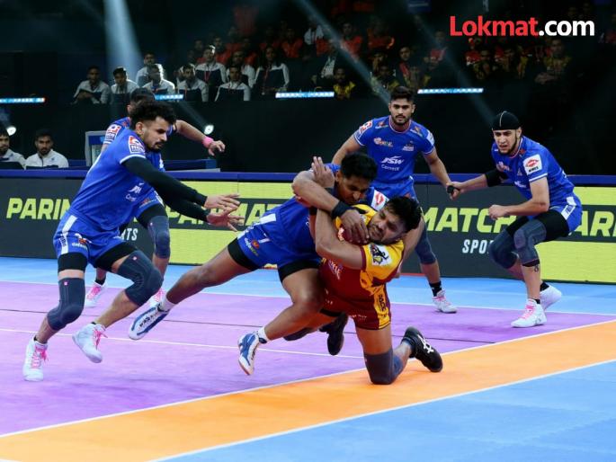 Pro Kabaddi League Haryana one-sided victory over Telugu in Pro Kabaddi League tournament | Pro Kabaddi League : प्रो कबड्डी लीग स्पर्धेत हरियाणाचा तेलुगुवर एकतर्फी विजय Pro Kabaddi League Haryana one-sided victory over Telugu in Pro Kabaddi League tournament | Pro Kabaddi League : प्रो कबड्डी लीग स्पर्धेत हरियाणाचा तेलुगुवर एकतर्फी विजय