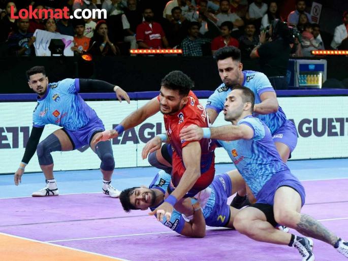 Pro Kabaddi League: UP Yoddhas and Bengal Warriors draw | Pro Kabaddi League : यूपी योद्धाज व बंगाल वॉरियर्स लढत बरोबरीत Pro Kabaddi League: UP Yoddhas and Bengal Warriors draw | Pro Kabaddi League : यूपी योद्धाज व बंगाल वॉरियर्स लढत बरोबरीत