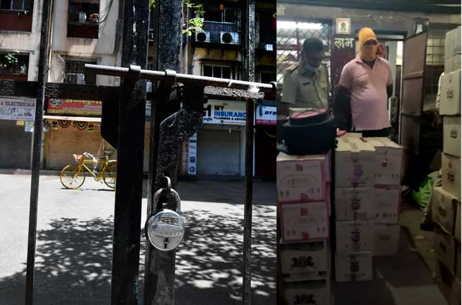 Midnight raid on liquor shop, four arrested: Three absconding in pusad yavatmaal MMG | लॉकडाऊनमध्येही दारुविक्री, एसडीओंची मध्यरात्री धाड, चौघांना अटक तिघे फरार