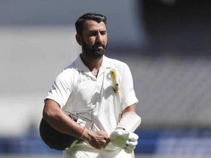 Ranji Trophy: fans called Cheteshwar Pujara 'Cheater' during ranji trophy match | रणजी करंडक : ऑस्ट्रेलियातील 'हिरो' चेतेश्वर पुजारा मायदेशात ठरला 'चीटर'!