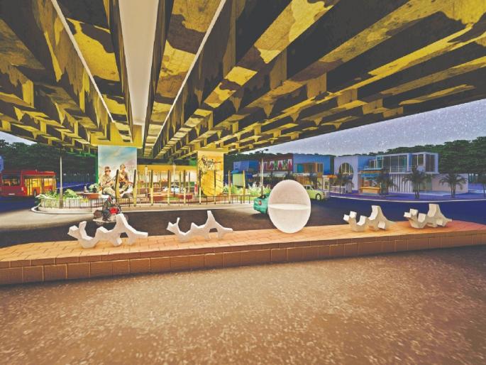 The look of the flyovers in Satara will be changed | साताऱ्यातील उड्डाणपुलांचे रुपडे पालटणार, उड्डाणपुलात कास अन् आर्मीची प्रतिकृती The look of the flyovers in Satara will be changed | साताऱ्यातील उड्डाणपुलांचे रुपडे पालटणार, उड्डाणपुलात कास अन् आर्मीची प्रतिकृती