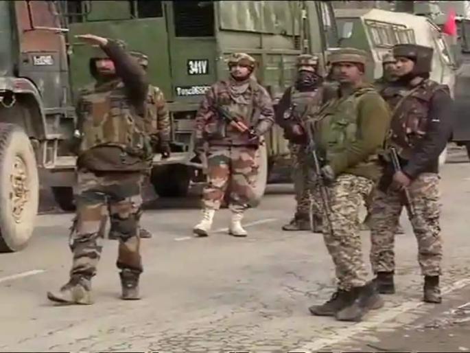 an encounter broke out between security forces and militants in jammu and kashmir pulwama | सुरक्षा जवानांकडून पुलवामा हल्ल्याच्या मास्टरमाइंडसह तीन दहशतवाद्यांचा खात्मा 