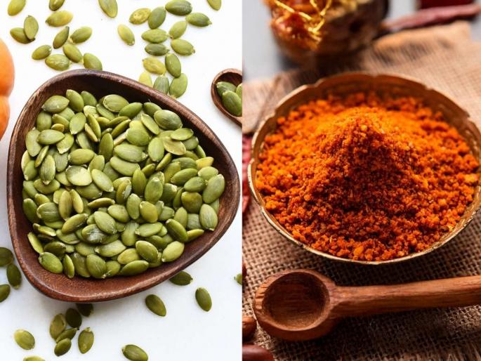 Pumpkin Seeds Dry Chatney Recipe How To Make Pumpkin Seeds Dry Chatney At Home | भोपळ्याच्या बियांची चटणी, वेटलॉससाठी पंपकिन सीड्स खाण्याचा पारंपरिक चटकदार मार्ग-पाहा इन्स्टंट रेसिपी... Pumpkin Seeds Dry Chatney Recipe How To Make Pumpkin Seeds Dry Chatney At Home | भोपळ्याच्या बियांची चटणी, वेटलॉससाठी पंपकिन सीड्स खाण्याचा पारंपरिक चटकदार मार्ग-पाहा इन्स्टंट रेसिपी...