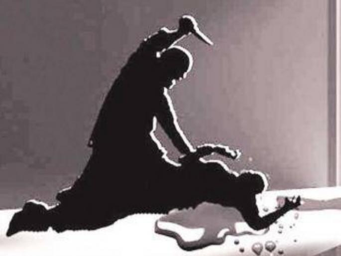 Shocking! Murder of wife on suspicion of character; The scythe did | धक्कादायक! चारित्र्यावर संशय घेत पत्नीचा खून; कोयत्याने केले वार Shocking! Murder of wife on suspicion of character; The scythe did | धक्कादायक! चारित्र्यावर संशय घेत पत्नीचा खून; कोयत्याने केले वार