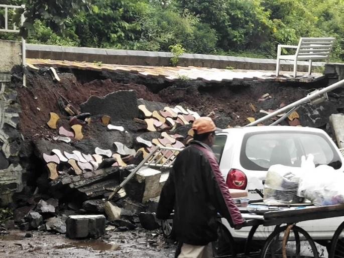 pune wall collapse: ignore in accident case : police investigation | Pune Wall Collapse : दुर्घटनेची पूर्व कल्पना असूनही दुर्लक्ष; पोलीस तपासात उघड        pune wall collapse: ignore in accident case : police investigation | Pune Wall Collapse : दुर्घटनेची पूर्व कल्पना असूनही दुर्लक्ष; पोलीस तपासात उघड