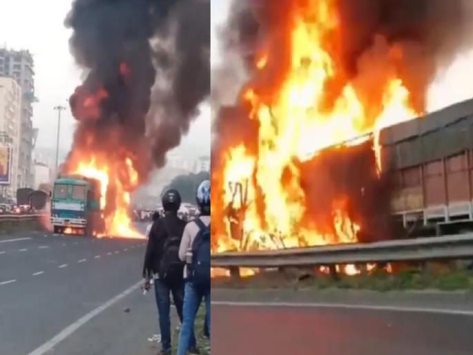 Navle bridge again a 'death spot'; One family among 9 dead in container accident | नवले पूल पुन्हा 'डेथ स्पॉट'; कंटेनर अपघातातील ९ मृतांमध्ये एका कुटुंबाचा समावेश