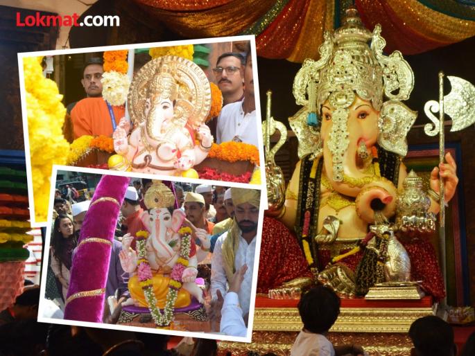Ganapati was installed with the sound of traditional instruments and an attractive procession | ढोल-ताशांचा गजर अन् मंगलमूर्ती मोरयाच्या जयघोषात बाप्पा विराजमान ! Ganapati was installed with the sound of traditional instruments and an attractive procession | ढोल-ताशांचा गजर अन् मंगलमूर्ती मोरयाच्या जयघोषात बाप्पा विराजमान !