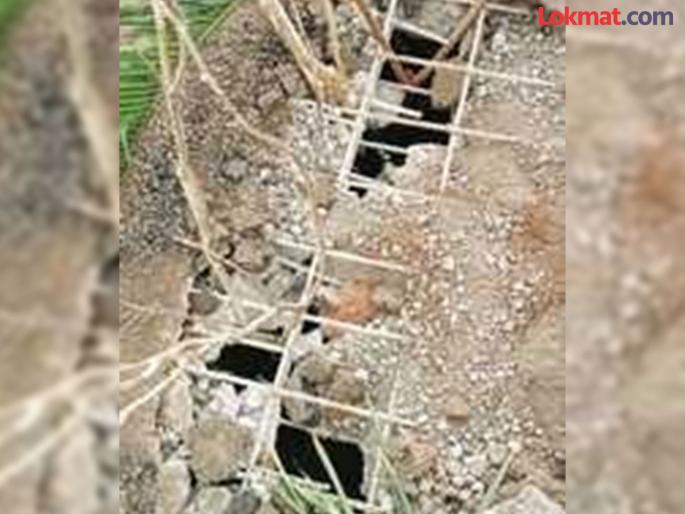 pune news a slab of a bridge on a service road along the highway near Kelvade collapsed; question mark over the quality of the work | केळवडेजवळ महामार्गालगतच्या सेवा रस्त्यावरील पुलाचा स्लॅब कोसळला;कामाच्या दर्जावर प्रश्नचिन्ह pune news a slab of a bridge on a service road along the highway near Kelvade collapsed; question mark over the quality of the work | केळवडेजवळ महामार्गालगतच्या सेवा रस्त्यावरील पुलाचा स्लॅब कोसळला;कामाच्या दर्जावर प्रश्नचिन्ह