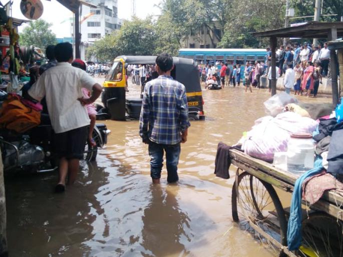 mutha canal wall broken in pune, flood like situation in many areas | Mutha Canal : पुण्यात पाणीच पाणी... ड्रोनने टिपलेल्या दृश्यांमधून पाहा 'पूरस्थिती'