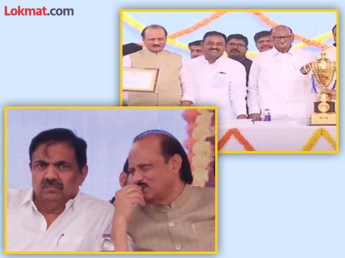 sharad pawar Jayant Patil and ajit pawar on one stage in pune program | राष्ट्रवादी पुन्हा! पवार काका-पुतण्या एका मंचावर; जयंत पाटील-अजितदादांमध्ये गुफ्तगू sharad pawar Jayant Patil and ajit pawar on one stage in pune program | राष्ट्रवादी पुन्हा! पवार काका-पुतण्या एका मंचावर; जयंत पाटील-अजितदादांमध्ये गुफ्तगू