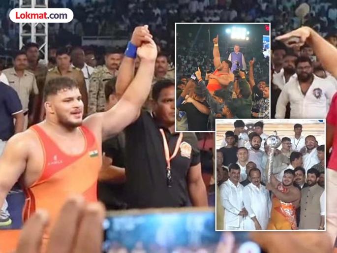 Pune Prithviraj Mohol is this Maharashtra Kesari 2025 defeated Solapur Mahendra Gaikwad | Maharashtra Kesari 2025: पुण्याचा पृथ्वीराज मोहोळ ठरला महाराष्ट्र केसरी २०२५ चा मानकरी; महेंद्र गायकवाड पराभूत Pune Prithviraj Mohol is this Maharashtra Kesari 2025 defeated Solapur Mahendra Gaikwad | Maharashtra Kesari 2025: पुण्याचा पृथ्वीराज मोहोळ ठरला महाराष्ट्र केसरी २०२५ चा मानकरी; महेंद्र गायकवाड पराभूत