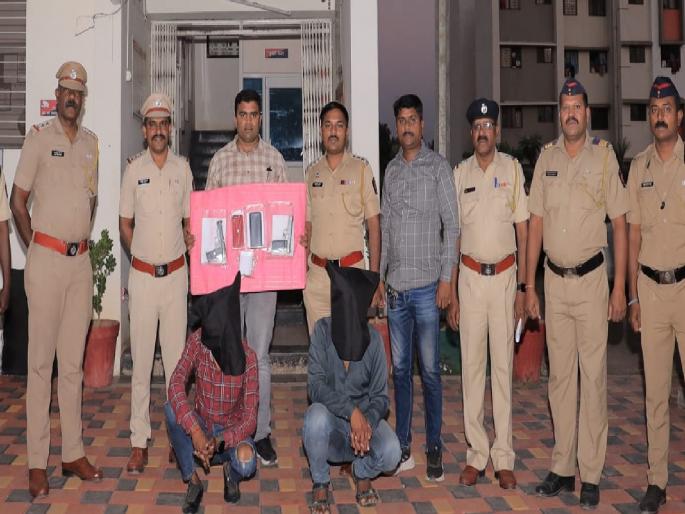 Two pistols seized in Sangli, two arrested; Sanjaynagar police action in industrial estate | सांगलीत दोन पिस्तुले जप्त, दोघांना अटक; संजयनगर पोलिसांची औद्योगिक वसाहतीत कारवाई