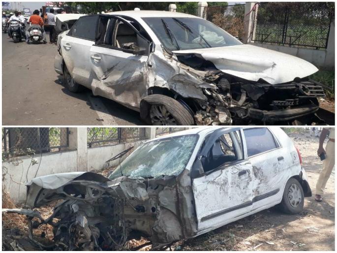 tragic accident on pune solapur highway 2 died on the spot and three others were seriously injured | पुणे-सोलापूर महामार्गावरील भीषण अपघातात दोघांचा जागीच मृत्यू तर तीन जण गंभीर tragic accident on pune solapur highway 2 died on the spot and three others were seriously injured | पुणे-सोलापूर महामार्गावरील भीषण अपघातात दोघांचा जागीच मृत्यू तर तीन जण गंभीर