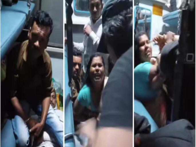 Husband started kissing sleeping male passenger in the train wife came to his rescue | पुण्यातल्या ट्रेनमध्ये तरुणाचा विनयभंग; पत्नीसोबत प्रवास करणाऱ्या व्यक्तीने मुलाला केलं Kiss Husband started kissing sleeping male passenger in the train wife came to his rescue | पुण्यातल्या ट्रेनमध्ये तरुणाचा विनयभंग; पत्नीसोबत प्रवास करणाऱ्या व्यक्तीने मुलाला केलं Kiss