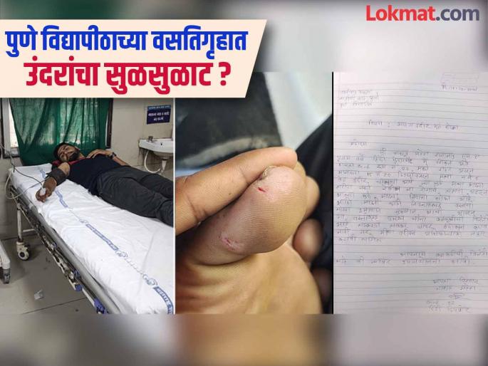 Rats infest Pune University? Students fear, administration accused of negligence | पुणे विद्यापीठात उंदरांचा सुळसुळाट? विद्यार्थ्यांमध्ये भीती, प्रशासनावर निष्काळजीपणाचा आरोप Rats infest Pune University? Students fear, administration accused of negligence | पुणे विद्यापीठात उंदरांचा सुळसुळाट? विद्यार्थ्यांमध्ये भीती, प्रशासनावर निष्काळजीपणाचा आरोप