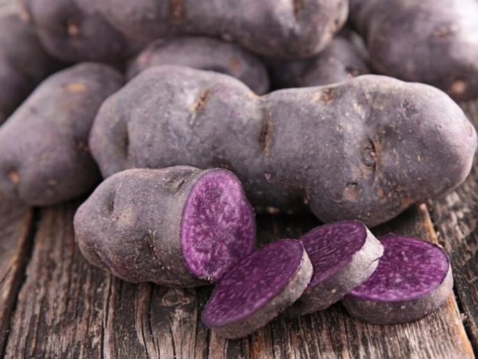 The health benefits of purple potatoes | जांभळ्या बटाट्याची भाजी तुम्ही कधी खाल्ली का? जाणून घ्या फायदे! The health benefits of purple potatoes | जांभळ्या बटाट्याची भाजी तुम्ही कधी खाल्ली का? जाणून घ्या फायदे!