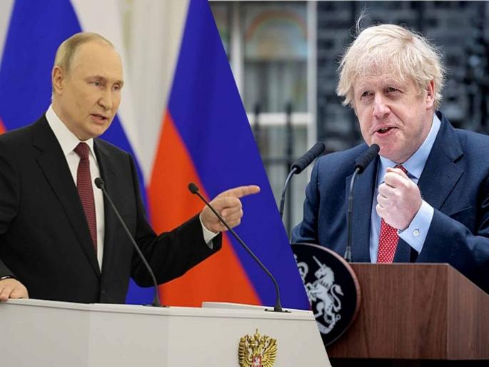 A missile attack on you will only take a minute..., Putin threatens Boris Johnson | तुझ्यावर क्षेपणास्त्र हल्ल्याला फक्त एक मिनीट लागेल..., पुतिन यांची बोरिस जॉन्सन यांना धमकी A missile attack on you will only take a minute..., Putin threatens Boris Johnson | तुझ्यावर क्षेपणास्त्र हल्ल्याला फक्त एक मिनीट लागेल..., पुतिन यांची बोरिस जॉन्सन यांना धमकी
