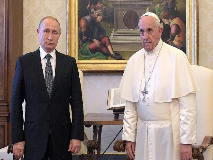 Efforts to end the Russia- Ukraine war, but no response from Putin; Pope Francis | युद्ध थांबवण्यासाठी प्रयत्न, पण पुतिन यांच्याकडून भेटीसाठी प्रतिसाद नाही; पोप फ्रान्सिस Efforts to end the Russia- Ukraine war, but no response from Putin; Pope Francis | युद्ध थांबवण्यासाठी प्रयत्न, पण पुतिन यांच्याकडून भेटीसाठी प्रतिसाद नाही; पोप फ्रान्सिस