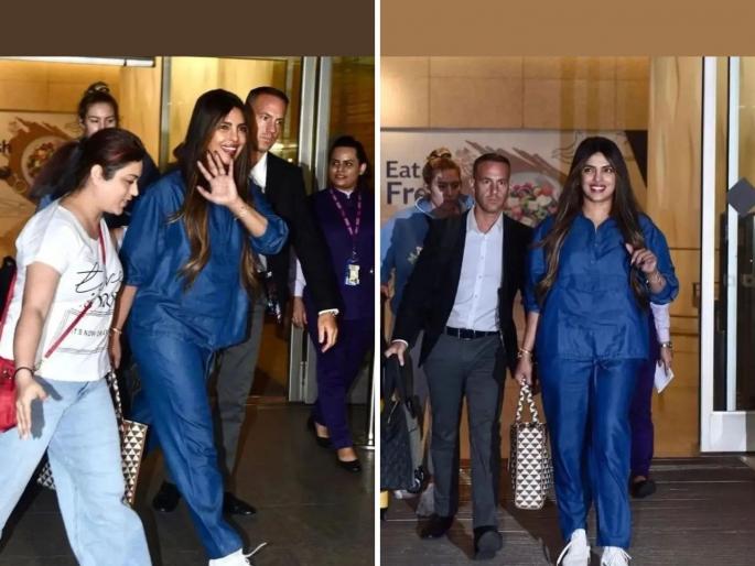 Priyanka Chopra back To Mumbai: Priyanka Chopra returned to India without Lake Malti, Netkari said - Where is the lake? | Priyanka Chopra back To Mumbai: लेक मालती शिवाय भारतात परतली प्रियंका चोप्रा, नेटकरी म्हणाले - लेक कुठेय? Priyanka Chopra back To Mumbai: Priyanka Chopra returned to India without Lake Malti, Netkari said - Where is the lake? | Priyanka Chopra back To Mumbai: लेक मालती शिवाय भारतात परतली प्रियंका चोप्रा, नेटकरी म्हणाले - लेक कुठेय?