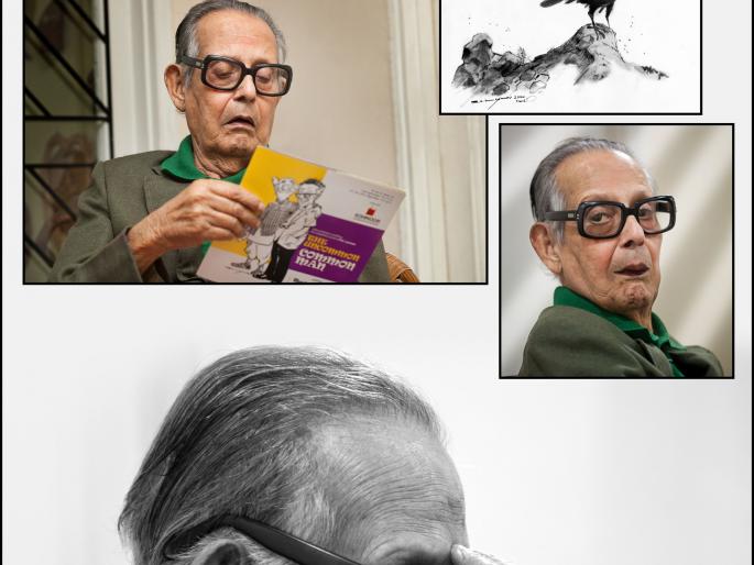 ‘The Uncommon Man’ ! - memories of well known cartoonist, illustrator and humorist R. K. Laxman by Sateesh Paknikar | ‘द अनकॉमन मॅन’ ‘The Uncommon Man’ ! - memories of well known cartoonist, illustrator and humorist R. K. Laxman by Sateesh Paknikar | ‘द अनकॉमन मॅन’