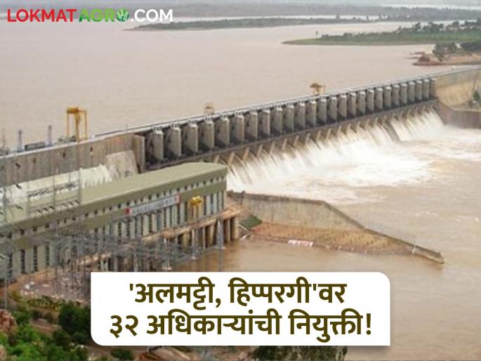 Important decision of Irrigation Department considering possible flood situation; Appointment of 32 officers on 'Almatti, Hippargi' | संभाव्य पुर परिस्थिती लक्षात घेता पाटबंधारे विभागाचा महत्वपूर्ण निर्णय; 'अलमट्टी, हिप्परगी'वर ३२ अधिकाऱ्यांची नियुक्ती