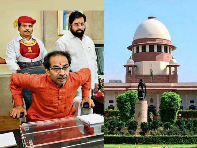 Uddhav Thackeray Vs Eknath shinde: Shiv Sena's sign is still intact! Hearing on disqualification petitions next Monday by supreme court | शिवसेनेचा धनुष्यबाण तूर्त शाबूत! अपात्रतेच्या याचिकांवर येत्या सोमवारी सुनावणी Uddhav Thackeray Vs Eknath shinde: Shiv Sena's sign is still intact! Hearing on disqualification petitions next Monday by supreme court | शिवसेनेचा धनुष्यबाण तूर्त शाबूत! अपात्रतेच्या याचिकांवर येत्या सोमवारी सुनावणी