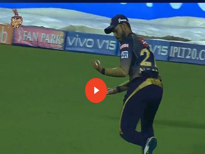 IPL 2019 KKR vs RCB : WATCH: Nitish Rana's bobble wobble catch of Parthiv Patel | IPL 2019 KKR vs RCB : पार्थिव पटेलची झेल पकडताना नितीश राणाची कसरत, Video