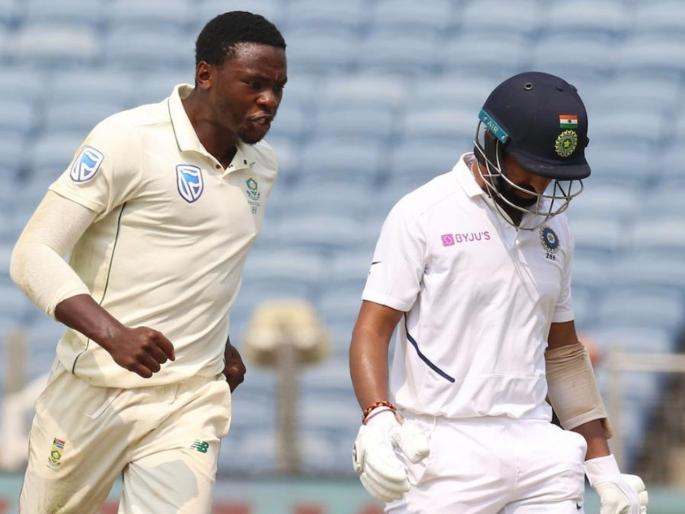 India vs South Africa, 2nd Test : Kagiso Rabada broke Jasprit bumrah record, take top position in best bowling strike rate in active players | India vs South Africa, 2nd Test : जसप्रीत बुमराहच्या विक्रमावर कागिसो रबाडाचा 'Strike'