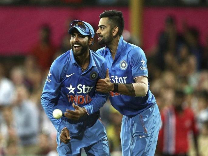 Kohli and Jadeja in race; See who wins? | कोहली आणि जडेजामध्ये लागली रेस; पाहा नेमकं कोण जिंकलं?