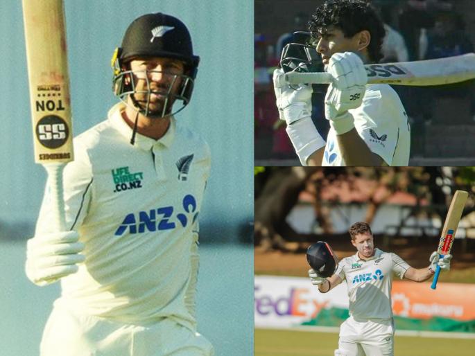 New Zealand World Record Three Batters Getting Over 150 Runs An Innings vs Zim Rachin Ravindra Henry Nicholls Devon Conway | ZIM vs NZ : न्यूझीलंडचा विश्व विक्रम! टीम इंडियासह असा पराक्रम करणारा ठरला तिसरा संघ