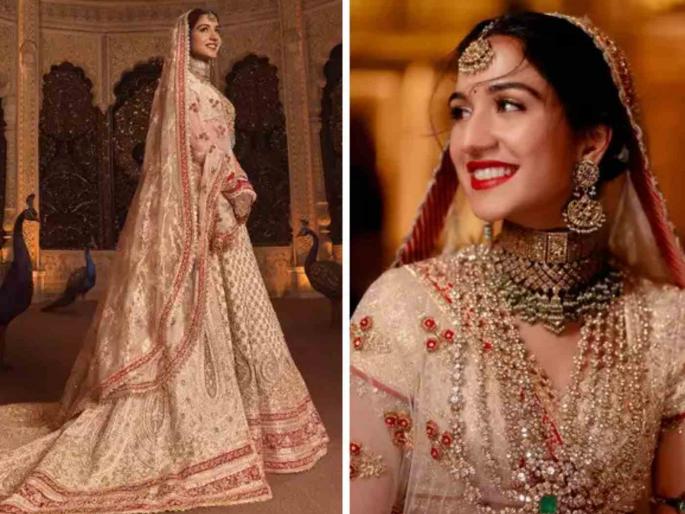 Ambani's daughter-in-law's Paithani, artisans worked for seven months | अंबानींच्या सुनेची पैठणी, सात महिने राबले कारागीर; सोने-चांदीची जर वापरून ही पैठणी साकारली Ambani's daughter-in-law's Paithani, artisans worked for seven months | अंबानींच्या सुनेची पैठणी, सात महिने राबले कारागीर; सोने-चांदीची जर वापरून ही पैठणी साकारली
