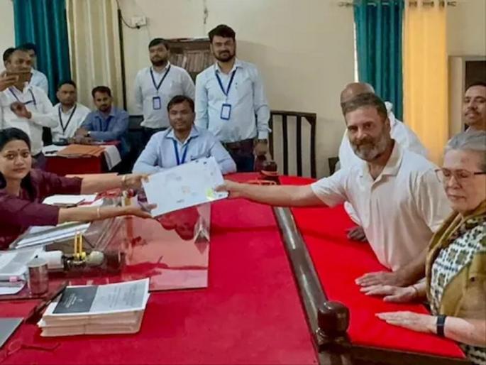 Rahul Gandhi filed his nomination form from Rae Bareli, Congress workers crowded the streets | राहुल गांधींनी रायबरेलीतून भरला उमेदवारी अर्ज, रस्त्यावर काँग्रेस कार्यकर्त्यांची गर्दी Rahul Gandhi filed his nomination form from Rae Bareli, Congress workers crowded the streets | राहुल गांधींनी रायबरेलीतून भरला उमेदवारी अर्ज, रस्त्यावर काँग्रेस कार्यकर्त्यांची गर्दी