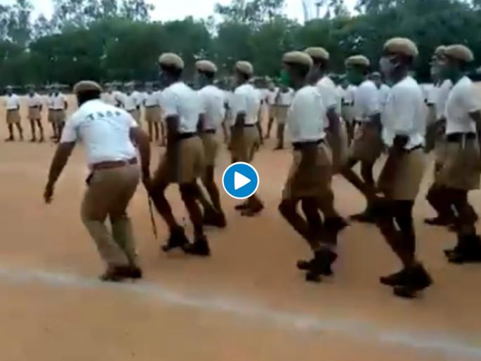 Viral Video : Telangana police Trains Cadets On Mohd Rafi's Song 'Dhal Gaya Din' | भन्नाट Video : लेफ्ट-राईट नव्हे, तर मोहम्मद रफी यांच्या गाण्यावर दिलं जातंय पोलीस प्रशिक्षण Viral Video : Telangana police Trains Cadets On Mohd Rafi's Song 'Dhal Gaya Din' | भन्नाट Video : लेफ्ट-राईट नव्हे, तर मोहम्मद रफी यांच्या गाण्यावर दिलं जातंय पोलीस प्रशिक्षण