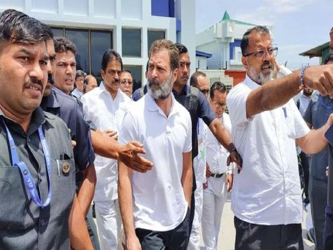 Rahul Gandhi Convoy: 'Unfortunate', Manipur police intercepted Rahul Gandhi's convoy, Congress targets BJP... | 'दुर्दैवी', राहुल गांधींचा ताफा मणिपूर पोलिसांनी अडवला, काँग्रेसने भाजपवर साधला निशाणा... Rahul Gandhi Convoy: 'Unfortunate', Manipur police intercepted Rahul Gandhi's convoy, Congress targets BJP... | 'दुर्दैवी', राहुल गांधींचा ताफा मणिपूर पोलिसांनी अडवला, काँग्रेसने भाजपवर साधला निशाणा...