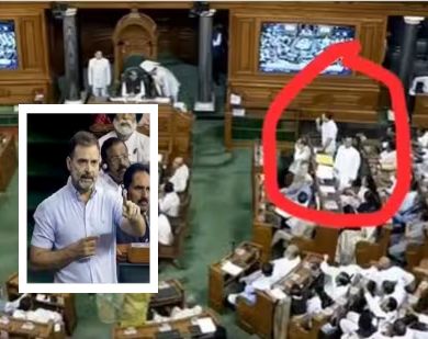 Did Rahul Gandhi really give a flying kiss? Complaint of 22 women MPs of BJP to Lok Sabha Speaker | खरेच फ्लाइंग किस दिले का? भाजपच्या २२ महिला खासदारांची लोकसभा अध्यक्षांकडे तक्रार Did Rahul Gandhi really give a flying kiss? Complaint of 22 women MPs of BJP to Lok Sabha Speaker | खरेच फ्लाइंग किस दिले का? भाजपच्या २२ महिला खासदारांची लोकसभा अध्यक्षांकडे तक्रार