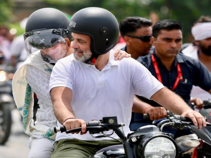Ceasefire within five hours of Trump's suggestion, Rahul Gandhi's allegations at voter rights march | ट्रम्प यांच्या सूचनेनंतर पाच तासांतच शस्त्रसंधी, मतदार अधिकार यात्रेत राहुल गांधी यांचा आरोप Ceasefire within five hours of Trump's suggestion, Rahul Gandhi's allegations at voter rights march | ट्रम्प यांच्या सूचनेनंतर पाच तासांतच शस्त्रसंधी, मतदार अधिकार यात्रेत राहुल गांधी यांचा आरोप