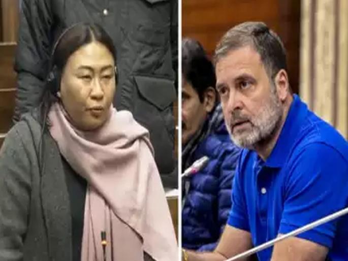 "Allegations made by BJP's female MP konyak against Rahul Gandhi are baseless", Congress MP writes to Lok Sabha Speaker | "राहुल गांधींवर भाजपाच्या महिला खारदाराने केलेले आरोप बिनबुडाचे’’, काँग्रेस खासदाराचं लोकसभा अध्यक्षांना पत्र "Allegations made by BJP's female MP konyak against Rahul Gandhi are baseless", Congress MP writes to Lok Sabha Speaker | "राहुल गांधींवर भाजपाच्या महिला खारदाराने केलेले आरोप बिनबुडाचे’’, काँग्रेस खासदाराचं लोकसभा अध्यक्षांना पत्र