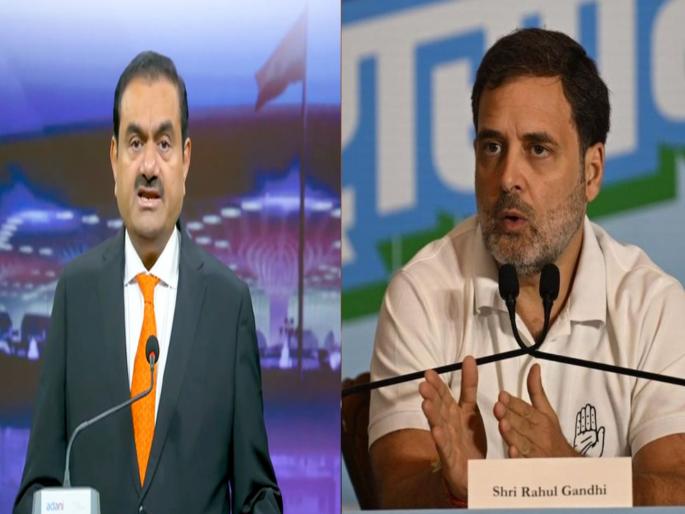 Rahul Gandhi and Gautam Adani came face to face at Sharad Pawar's birthday party, then something like this happened... | शरद पवार यांच्या वाढदिवसाच्या पार्टीत राहुल गांधी आणि गौतम अदानी आले आमने-सामने, त्यानंतर घडलं असं काही... Rahul Gandhi and Gautam Adani came face to face at Sharad Pawar's birthday party, then something like this happened... | शरद पवार यांच्या वाढदिवसाच्या पार्टीत राहुल गांधी आणि गौतम अदानी आले आमने-सामने, त्यानंतर घडलं असं काही...