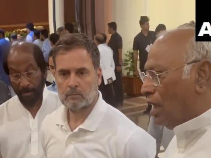 mp rahul gandhi backs operation sindoor and says congress gave full support at all party meet | ‘ऑपरेशन सिंदूर’नंतर सर्वपक्षीय एकत्र; बैठक संपताच काँग्रेस खासदार राहुल गांधी म्हणाले... mp rahul gandhi backs operation sindoor and says congress gave full support at all party meet | ‘ऑपरेशन सिंदूर’नंतर सर्वपक्षीय एकत्र; बैठक संपताच काँग्रेस खासदार राहुल गांधी म्हणाले...