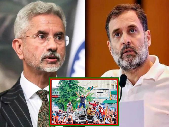 Is Pakistan behind the incidents in Bangladesh? Rahul Gandhi's question; The government says the possibility cannot be ruled out | बांगलादेशमधील घटनांमागे पाकिस्तान आहे का? राहुल गांधी यांचा सवाल; सरकार म्हणते, शक्यता नाकारता येत नाही Is Pakistan behind the incidents in Bangladesh? Rahul Gandhi's question; The government says the possibility cannot be ruled out | बांगलादेशमधील घटनांमागे पाकिस्तान आहे का? राहुल गांधी यांचा सवाल; सरकार म्हणते, शक्यता नाकारता येत नाही