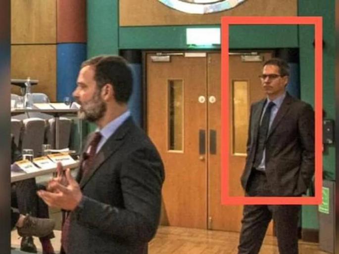 rahul gandhi london news who is kamal munir pakistani sharing stage bjp attacks | Rahul Gandhi: राहुल गांधींच्या मागे दिसत असलेला कमल मुनीर कोण आहे?, भाजपने पाकिस्तानी कनेक्शन जोडले rahul gandhi london news who is kamal munir pakistani sharing stage bjp attacks | Rahul Gandhi: राहुल गांधींच्या मागे दिसत असलेला कमल मुनीर कोण आहे?, भाजपने पाकिस्तानी कनेक्शन जोडले