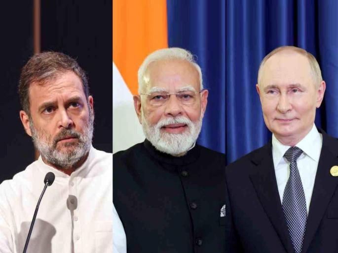bjp mp sambit patra replied and said rahul gandhi statement are irresponsible about putin visit india | “राहुल गांधींची विधाने बेजबाबदारपणाची”; भाजपाचा पलटवार, पुतिन भेटीवरून केली होती टीका