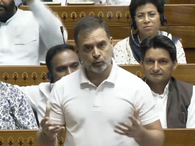 The 21st century has created a new labyrinth, which Modi walks on his chest Rahul Gandhi's attack in lok sabha | "21व्या शतकात नवे चक्रव्यूह रचण्यात आले आहे, जे मोदीजी छातीवर लावून चालतात"; राहुल गांधींचा हल्लाबोल The 21st century has created a new labyrinth, which Modi walks on his chest Rahul Gandhi's attack in lok sabha | "21व्या शतकात नवे चक्रव्यूह रचण्यात आले आहे, जे मोदीजी छातीवर लावून चालतात"; राहुल गांधींचा हल्लाबोल